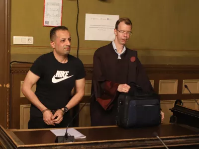 - Aziz Rašid- 07.07.2025. - Začetek sojenja zoper Aziz Rašida obtoženega terorizma.//FOTO: Bojn Velikonja