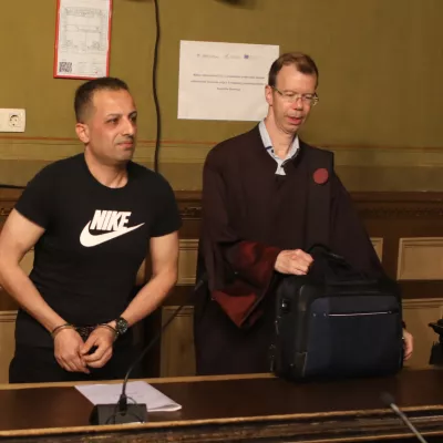 - Aziz Rašid- 07.07.2025. - Začetek sojenja zoper Aziz Rašida obtoženega terorizma.//FOTO: Bojn Velikonja