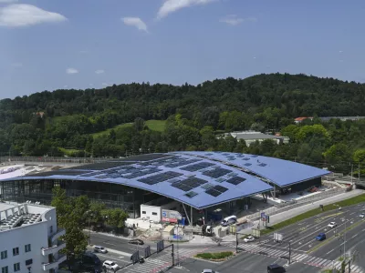 Rožnik in Šišenski hrib18.07.2024 - Gradnja bazena Ilirijakopališče Ilirija. FOTO: Nik Erik Neubauer