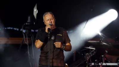 Marko Perković Thompson na koncertu minuli konec tedna. / Foto: Reuters