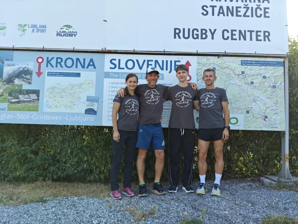 Tekača sta imela močno podporo tudi pri Tanji in Joštu. F osebni arhiv