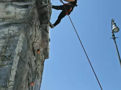 Plezalna stena, plezanje, plezalka