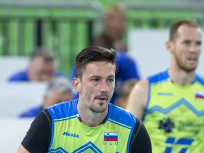 ﻿Dejan Vinčić- 03.09.2019 – odbojka – Slovenija: Srbija, prijateljska tekma, moški: //FOTO: Matjaž Rušt