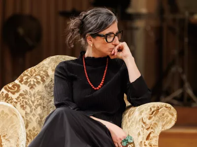 Ljubljana, Slovenska filharmonija.Pogovor s posebno porocevalko Zdruzenih narodov za stanje clovekovih pravic na okupiranem palestinskem ozemlju Francesco Albanese z naslovom Odgovornost upreti se.