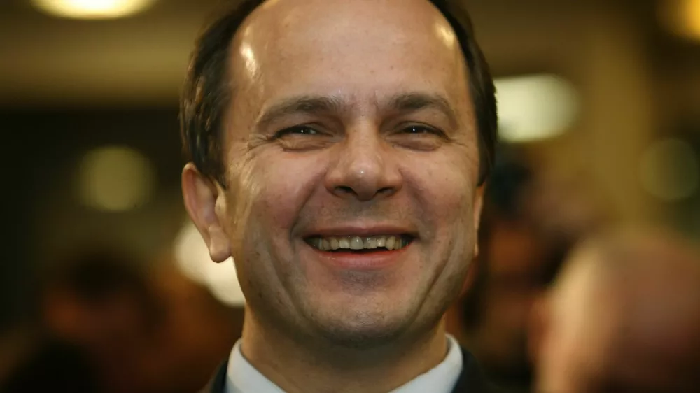 Branko Grims (SDS)- pogovor z naslovom Resetirati Slovenijo v organiziaciji Inštituta dr. Jožeta Pučnika, /FOTO: Matej Povše