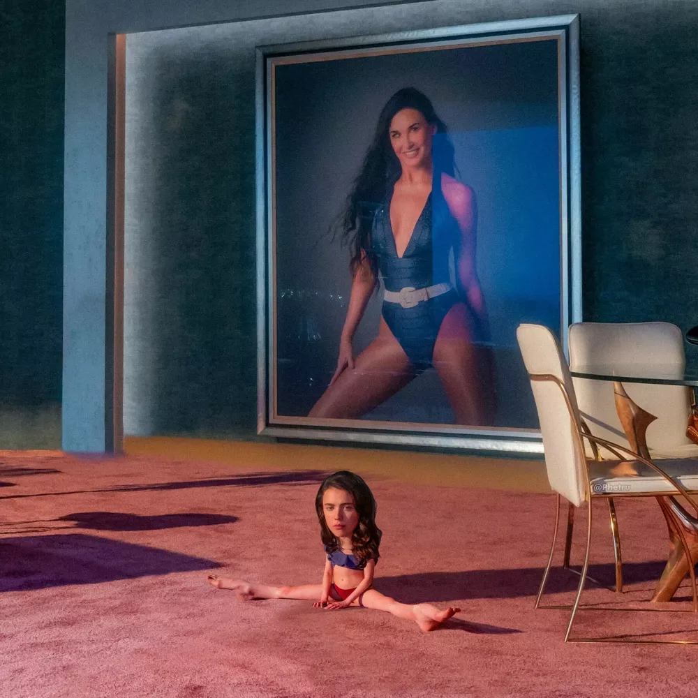 Story from Jam Press (Mini Movies)Pictured: The Substance. Artist turns celebs into hilarious pint-sized movie stars – and Dua Lipa's a fanMonterrey-based content creator Oscar Hinojosa has a very particular set of skills — the kind that involves making movie heroes small enough to fit in your pocket. Using nothing but Photoshop, a well-timed brownie, and the brainchild of one very tiny dog, Oscar has carved out a delightfully odd digital niche: creating "mini celebrities" from film, sport, and pop culture.His inspiration? A pint-sized pup and a weekend experiment with a "special brownie." Oscar recalls staring at his miniature mutt and thinking, "What would I look like if I were that tiny?" One Photoshop session later, he had his answer. Since then, he's miniaturized everyone from Michael J. Fox in Back to the Future to a shrunken Will Smith fending off miniature monsters in I Am Legend. "It's nostalgic and fun," he says."As long as people keep enjoying it, I'll keep creating." And enjoy it, they do. Oscar's micro-makeovers of Gladiator's Russell Crowe wielding a thimble-sized sword, or Cillian Murphy brooding in a baby Peaky Blinders cap, have earned him thousands of likes and a few celebrity reposts. Finneas (Billie Eilish's brother) is a serial sharer, and Oscar suspects he might be using the mini edits to tease his sister. Meanwhile, Dua Lipa gave one of his posts her stamp of approval — a moment he describes as "surreal."Each piece takes about 30 minutes now (down from an hour), all crafted manually with Adobe Photoshop — no AI, just old-school YouTube learning. While some edits are a breeze, like a tiny Kevin from Home Alone defending his micro-house, others like his tennis-themed pieces or Cristiano Ronaldo lifting a mouse-sized trophy take time and a perfect shot. And what's the most common reaction? "People love it when I mini someone who's already short. I get comments like, 'Where's the edit?'" Oscar laughs. With over 30,000 likes on some posts and a global fanbase, Oscar (also known as Phetru) proves that no dream is too small — literally.ENDS,Image: 1020791592, License: Rights-managed, Restrictions:, Model Release: no