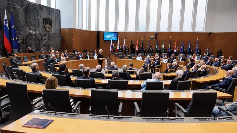 Ljubljana, drzavni zbor.Slavnostna seja drzavnega zbora ob dnevu drzavnosti.