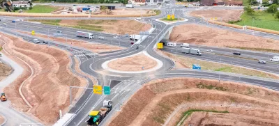 Primorska avtocesta.Gradnja avtocestnega prikljucka Dragomer na primorski avtocesti.Foto: InfoPot