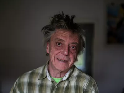 ﻿- 12.01.2017 - Andrej Rozman - Roza, pesnik, pisatelj, dramatik, igralec in prevajalec   //FOTO: Luka Cjuha..