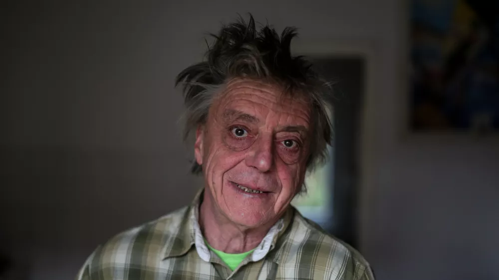 ﻿- 12.01.2017 - Andrej Rozman - Roza, pesnik, pisatelj, dramatik, igralec in prevajalec   //FOTO: Luka Cjuha..