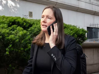 FILE - Assistant U.S. Attorney Maurene Comey is outside court during the Sean "Diddy" Combs' sex trafficking trial, June 3, 2025. (AP Photo/Ted Shaffrey, File)