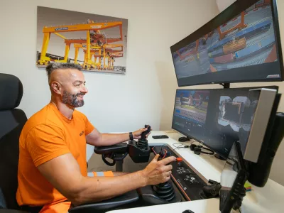 Luka Koper, pristanišče, žerjav 