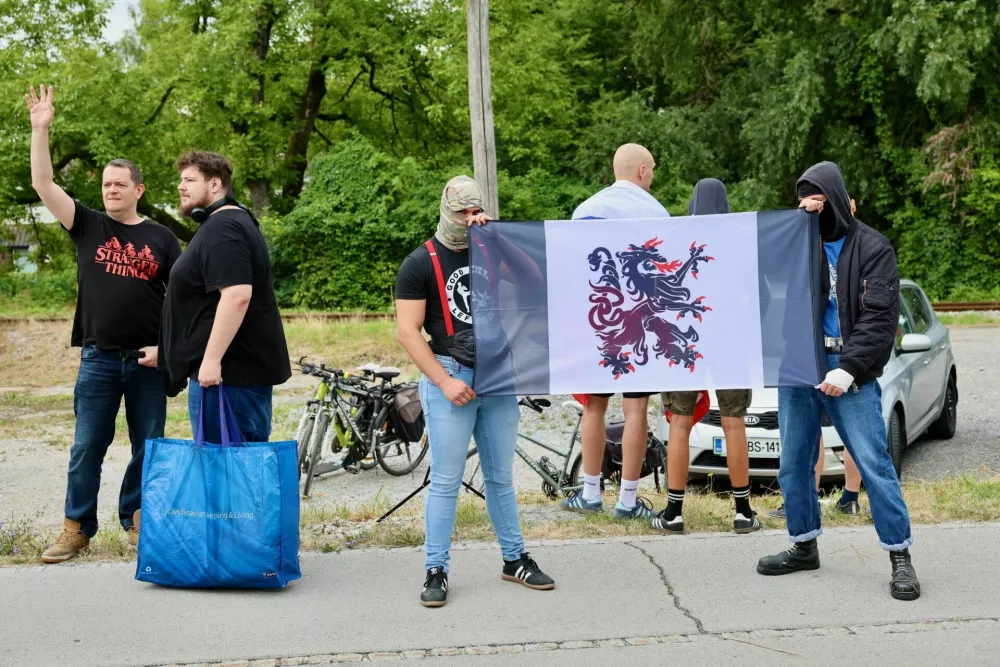 Protestni shod v Ljubljani. Foto: Jaka Gasar