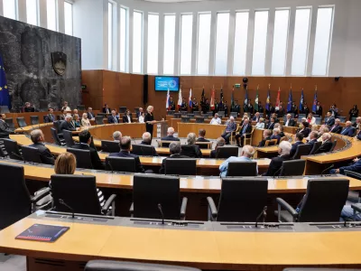 Ljubljana, drzavni zbor.Slavnostna seja drzavnega zbora ob dnevu drzavnosti.