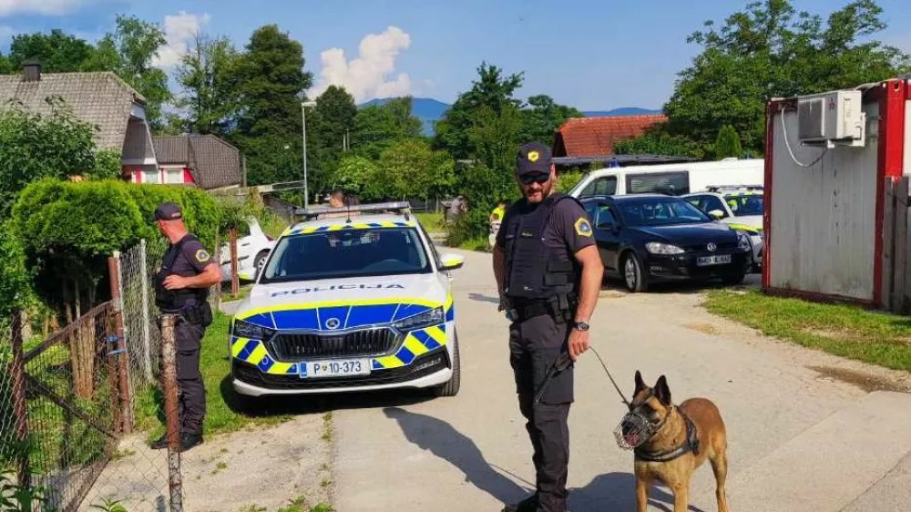 V hišni preiskavi so policisti zasegli dve zračni puški. Foto: arhiv PU Novo mesto