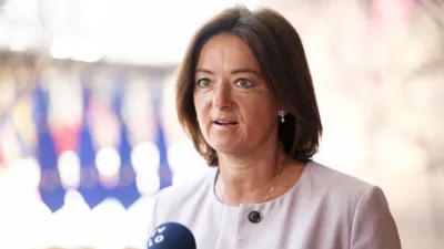 Belgija, Bruselj.Ministrica za zunanje in evropske zadeve Tanja Fajon na zasedanju zunanjih ministrov EU v Bruslju.