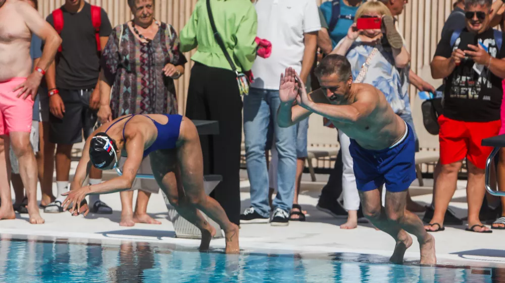 Svečana otvoritev prenovljenega bazena Vevče. Foto:  Bojan Velikonja