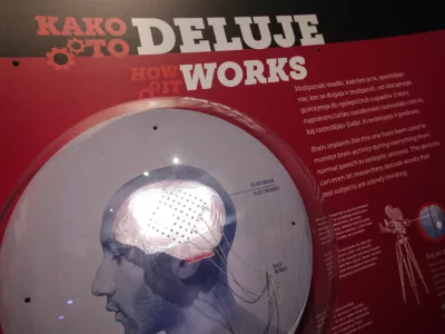 ﻿- 15.05.2014 GR v Ljubljani - potujoča razstava »Možgani – podnaslovljena Zgodba od znotraj «, - poučna, sodobna in interaktivna razstava ki se opira na raziskave in tehnologijo 21. stoletja. - pripravil Ameriški naravoslovni muzej iz New Yorka  //FOTO: Luka Cjuha.