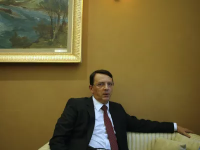 Anton Rop, podpredsednik in član upravnega odbora EIB - Evropska investicijska banka (EIB)//FOTO: Bojan Velikonja OPOMBA: ZA OBJAVO V PRILOGI – DNEVNIKOV OBJEKTIV - INTERVJU 2012