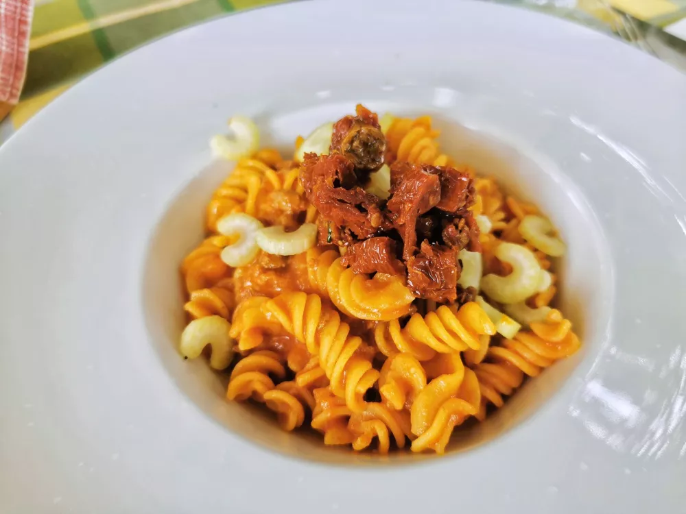 Fusili z račko, Gostilna Koršič