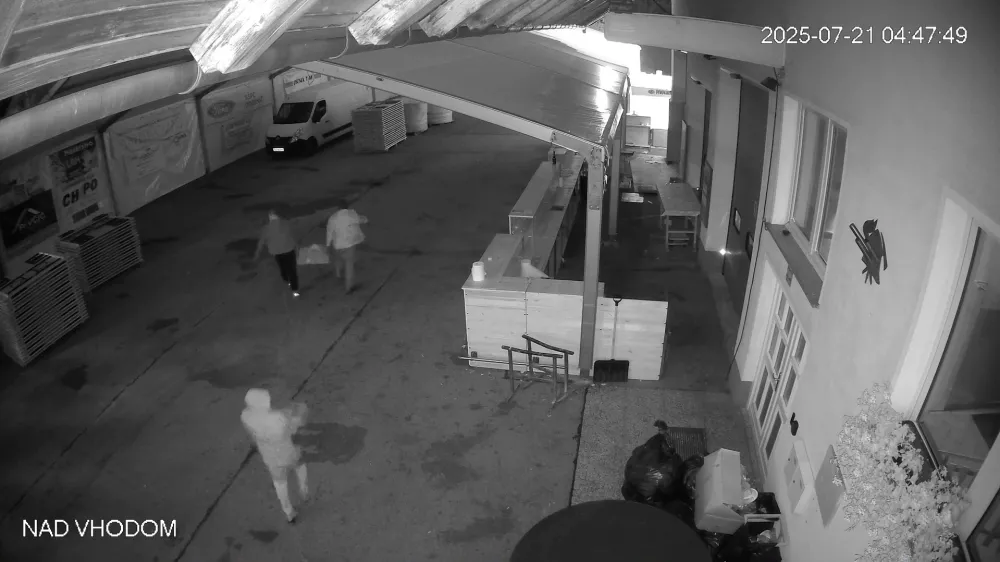 tatovi ukradli čevapčiče gasilcem na Blokah, julij 2025tatovi, varnostna kamera, kraja, Foto: PGD Nova vas