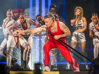 koncert Robbie Williams Trst / Foto: Simone Di Luca