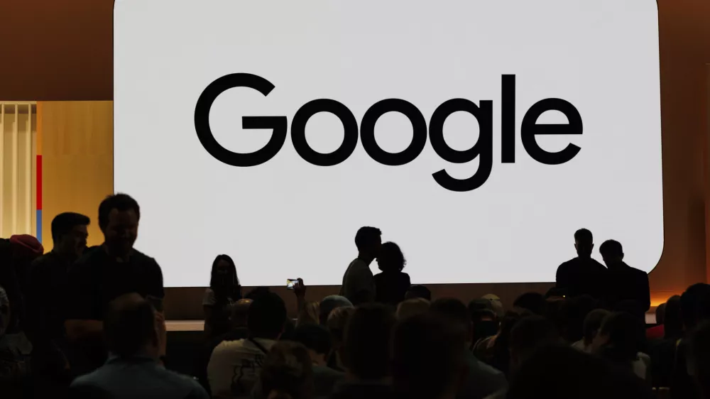 FILE - Audience members gather at Made By Google for new product announcements at Google on Aug. 13, 2024, in Mountain View, Calif. (AP Photo/Juliana Yamada, File)