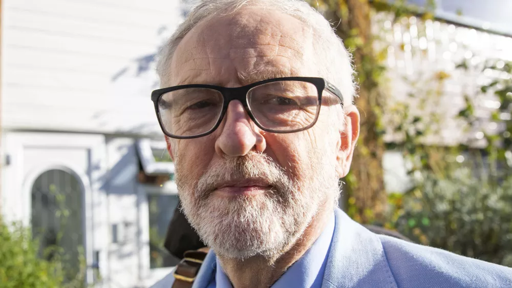 ﻿Britain's former opposition Labour Party leader Jeremy Corbyn leaves his home in London, Wednesday Nov. 18, 2020. Corbyn will be reinstated into the political party it is announced Wednesday after a three-week suspension as Labourâ€™s National Executive Committee seeks to draw a line under years of tumultuous divisions over alleged anti-Jewish prejudice in the party. (Aaron Chown/PA via AP)