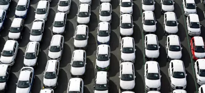 FILE PHOTO: Volkswagen export cars are seen in the port of Emden, beside the VW plant, Germany March 9, 2018. REUTERS/Fabian Bimmer/File Photo