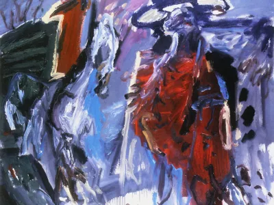 odprtje likovne razstave ob šestdeset letnici akademskega slikarja Ludvika Pandurja