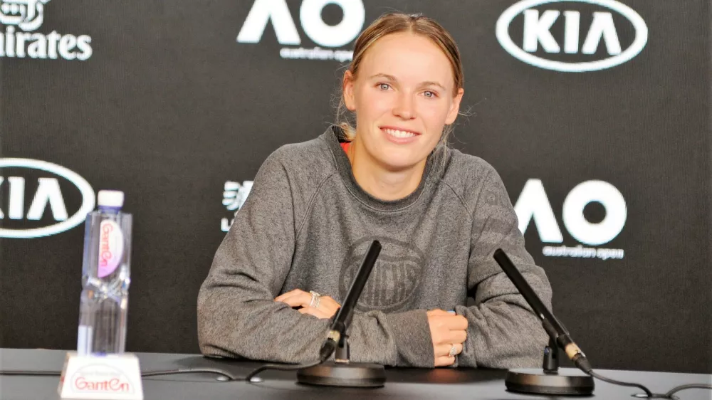 ﻿Caroline Wozniacki- 24.01.2020 - tenis - Odprto teniško prvenstvo Avstralije 2020 - Melbourn// FOTO: Alenka Žavbi
