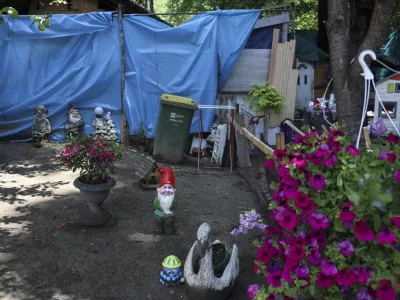 - 07.06.2023 – Romsko naselje Lepovče v občini Ribnica – romi - //FOTO: Jaka Gasar