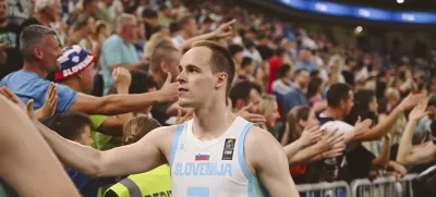 Klemen Prepelič28.06.2024 - Pripravljalna tekma v košarki, Slovenija: Brazilija, Stožice. FOTO: Nik Erik Neubauer