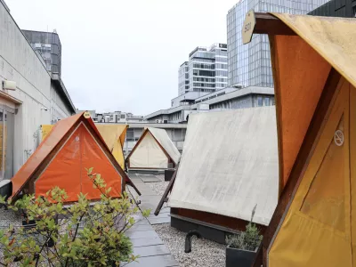 - 29.07.2025 - hostel z šotori in kapsulami - turizem//FOTO: Jaka Gasar