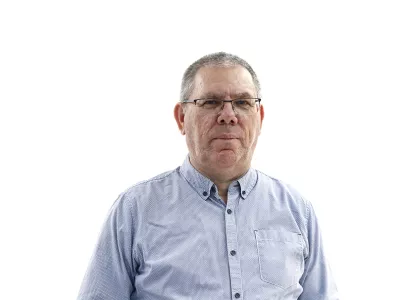 Miha A ŠtamcarZA ONLINE - Redakcija Dnevnik 2024 - portreti za komentarje in kolumne - kolumnisti - komentatorji – novinarji - portret //FOTO: Luka Cjuha