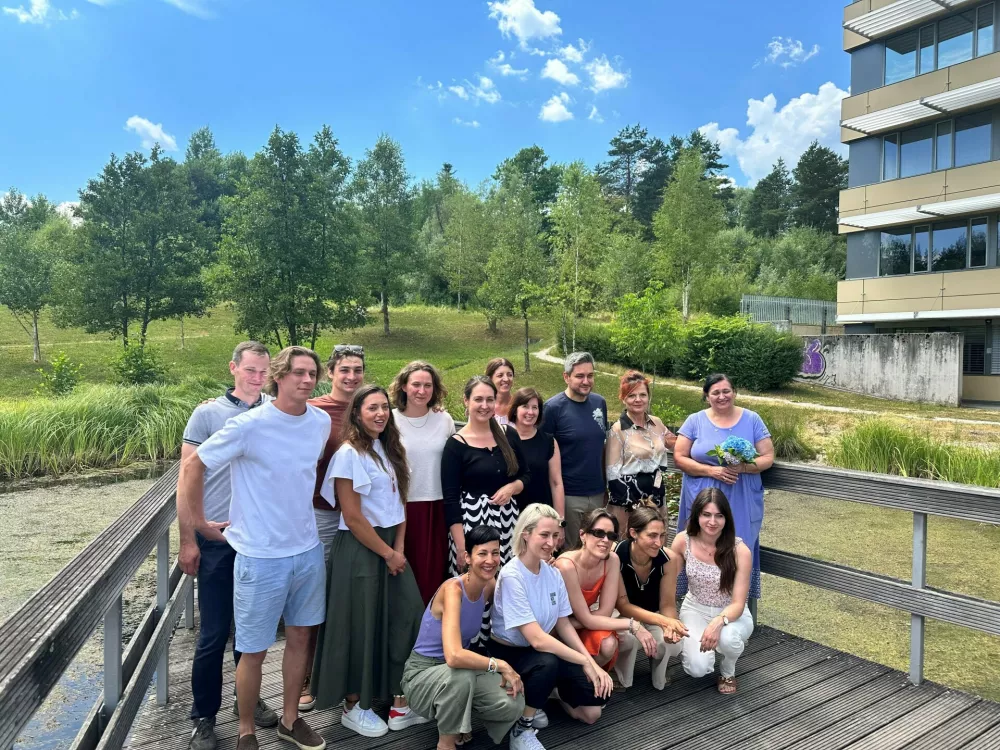 Lilijana Madjar, direktorica Regionalne razvojne agencije Ljubljanske urbane regije z udeleženci 4. skupine PONI LUR v programskem obdobju 2023–2027, junij 2025