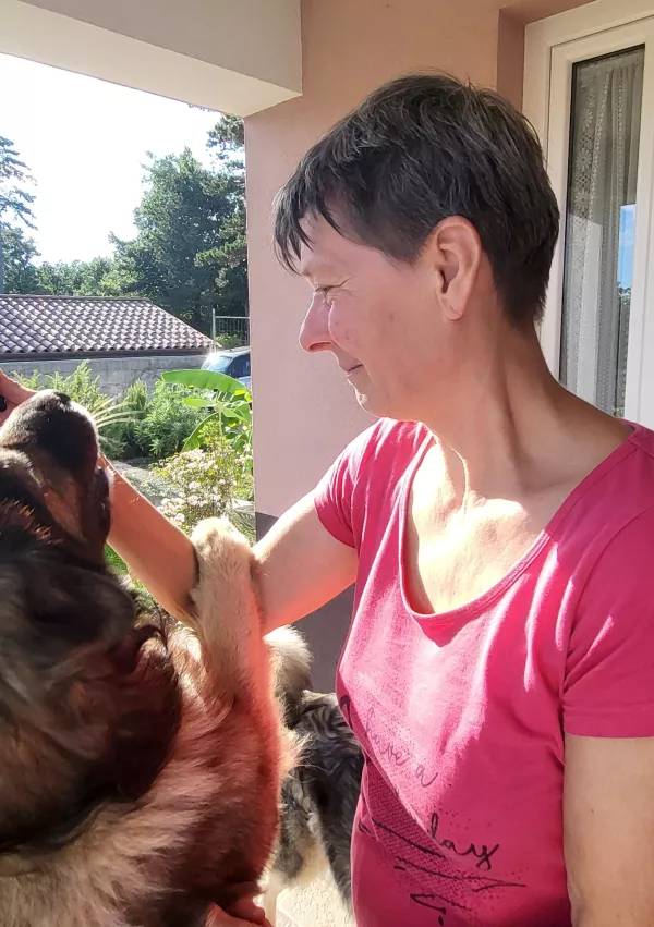 Kraški ovčar Primus, Damjana in Davorin Lisjak, Miliruj / Foto: Katja Gleščič 