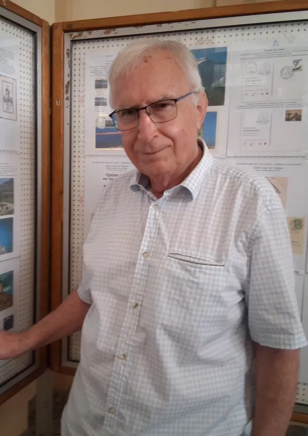 Janko Štampfl razstava Aljažev stolp v Pošti / Foto: Katja Petrovec 