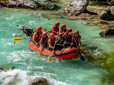 ﻿Rafting na Soči, cilj pri Trnovem ob Soči- 14.08.2016 - Posočje - Poletni Dnevnik - počitniška reportaža - poletno dopustovanje - turizem -     //FOTO: Bojan Velikonja