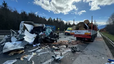 Prometna nesreča na štajerski avtocesti