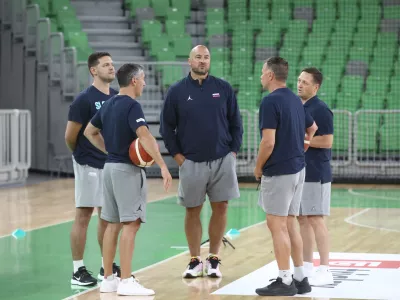 Aleksander Sekulić, slovenski košarkarski trener28.07.2025 - košarkarska reprezentanca Slovenije - priprave na Evropsko prvenstvoFoto: Luka Cjuha