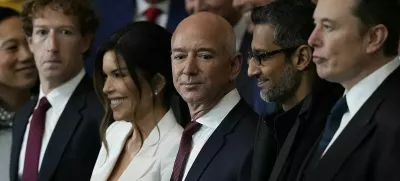 Marko ZuckerbergJeff BezosSundar PichaiElon MuskDonald Trump, inavguracija, 20. januar 2025