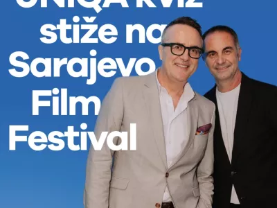 Tarik Filipović (levo) in Joško Lokas bosta sodelovala v Sarajevu. F instagram