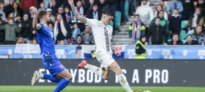 Benjamin Šeško- 23.03.2025 - nogomet - UEFA - Slovenija: Slovaška //FOTO: Jaka Gasar
