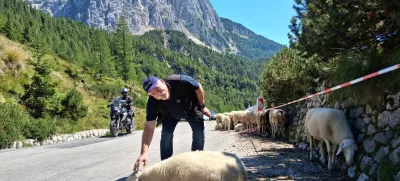 Siniša Germovšek na Vršiču / Foto: Katja Petrovec