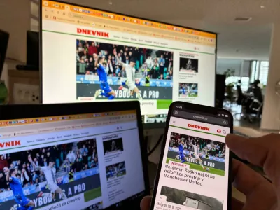 Nenehna rast obiskanosti je rezultat vlaganj v digitalno preobrazbo naše medijske hiše. Foto: Dnevnik