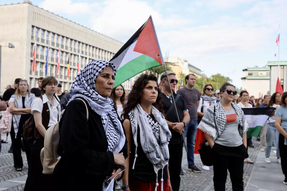 palestina protest Ljubljana
