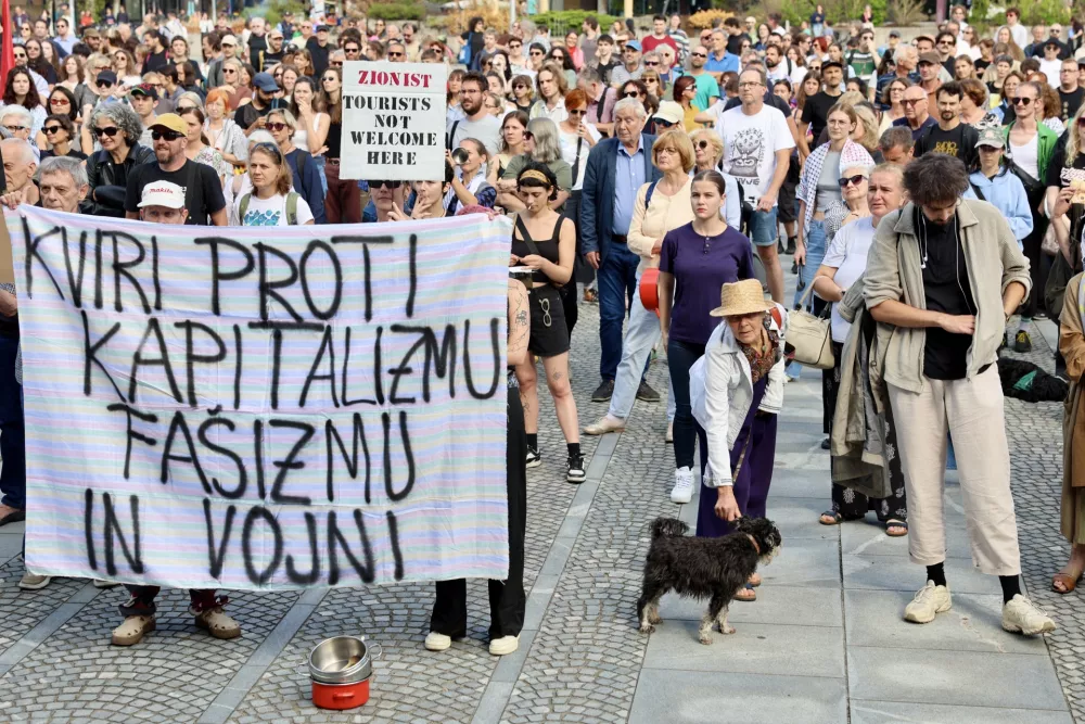 palestina protest Ljubljana