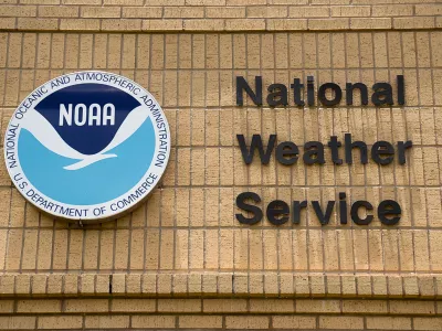 FILE - This photo shows the National Weather Service monitoring station in Brownville, Texas, May 23, 2014. (David Pike/Valley Morning Star via AP, File)