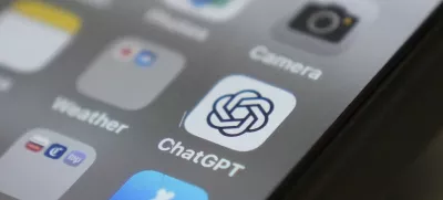Chat GPT app icon is seen on a smartphone screen, Monday, Aug. 4, 2025, in Chicago. (AP Photo/Kiichiro Sato)